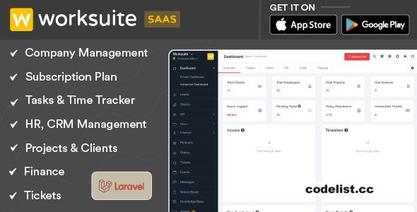 Worksuite Saas - Project Management System