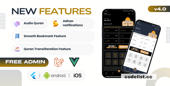 Zabi Islamic Flutter & Android ISO App